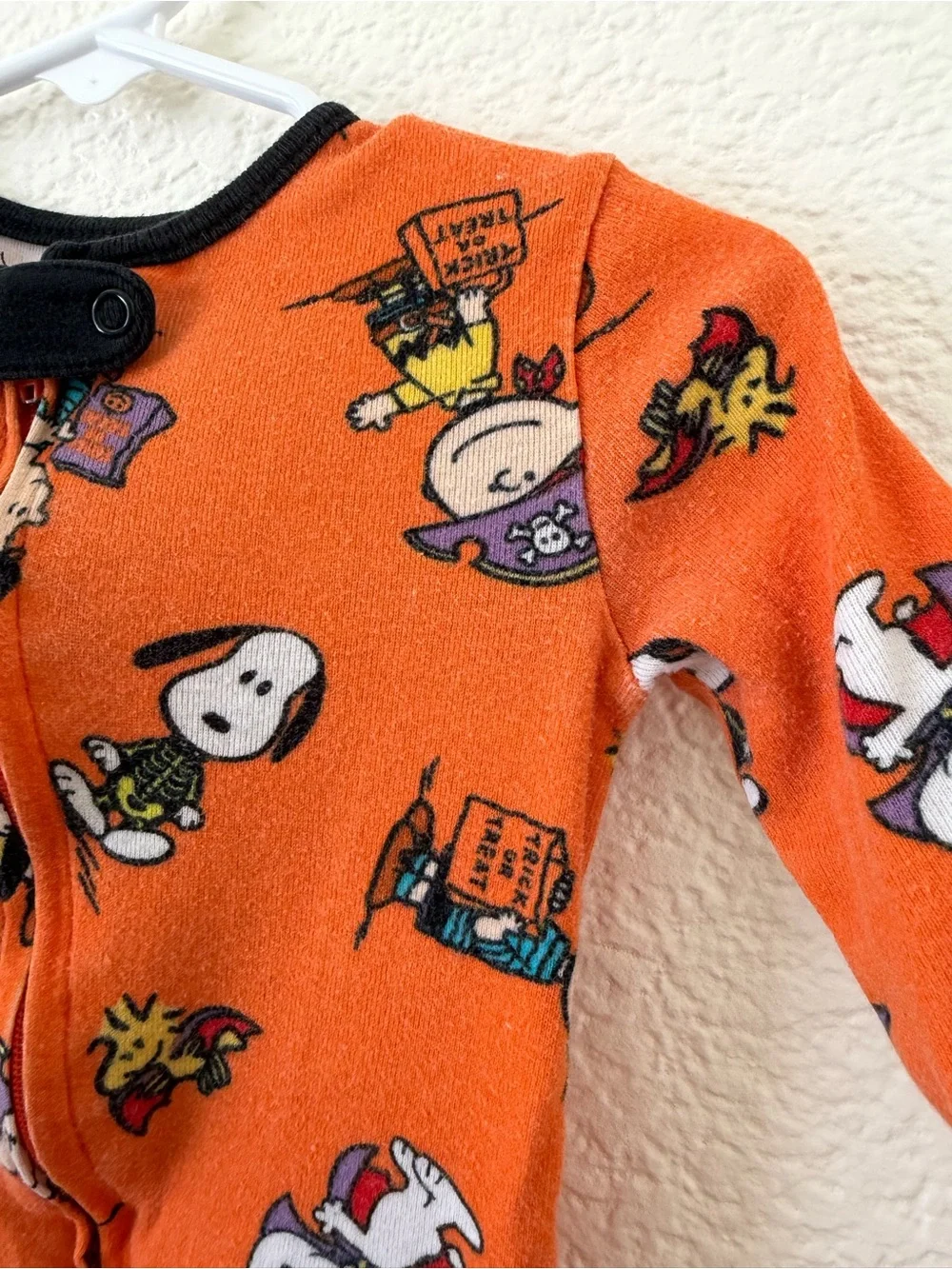 Peanuts Footless zipper Pajama
